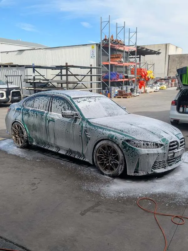 Snow foam pre-wash | mobile car detailing by Luxe Mobile Car Spa
